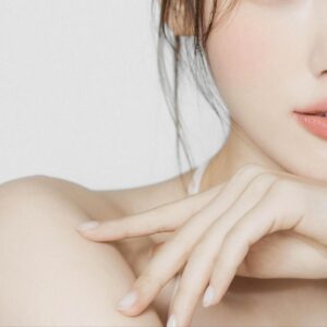 Portrait,Of,A,Beautiful,Young,Asian,Woman,With,Makeup,,Glowing