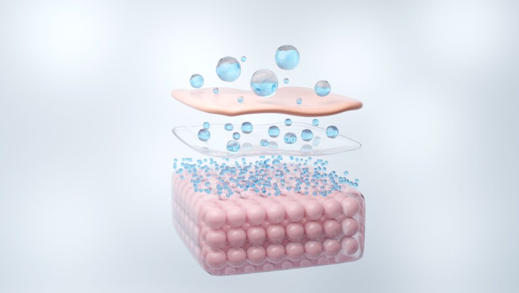 피부 속 진피층에 작용하여 콜라겐 생성을 자극해 탄력 개선을